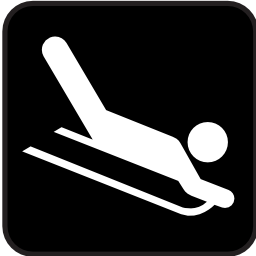 Download free drag sport leisure luge icon
